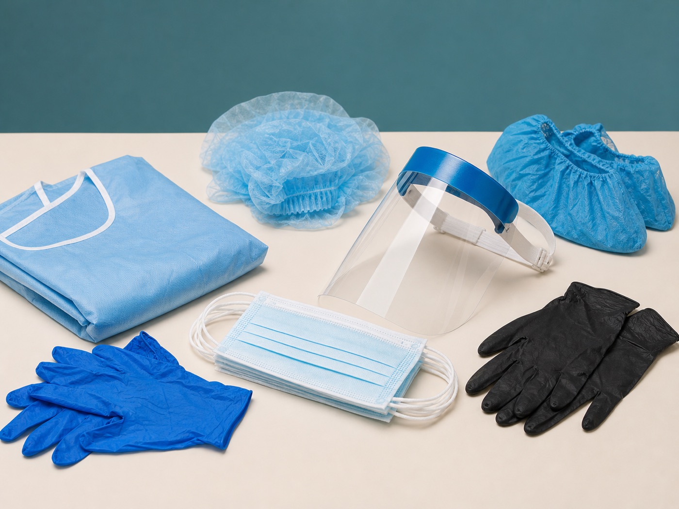 Foto referencial de Guantes de nitrilo